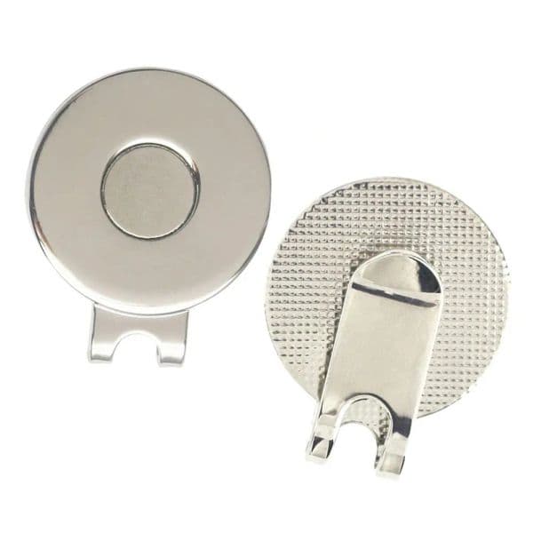 Golf Hat Clip Golf Mark 25Mm Round Coin Silver Golf Position Mark With Magnet LL