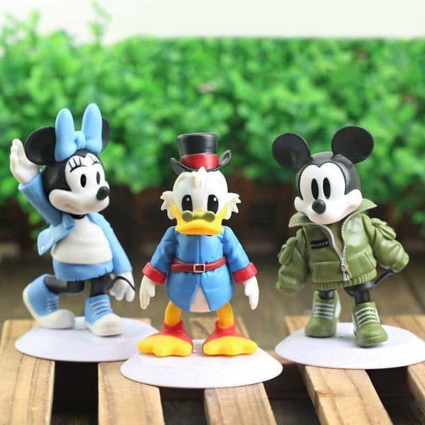 Doll Mechanical Figurine Collection: Abstract Anime Style Desk Decor, figuras anime 6-Piece Mystery Set Figurine