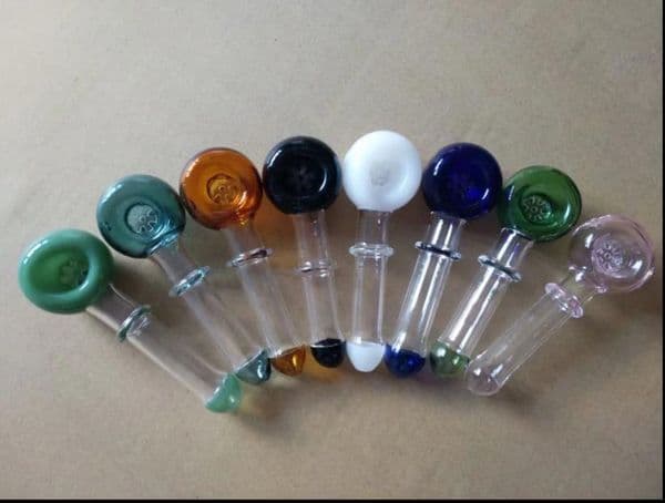 Smoking pipes hookah Oil Burner Pipes Smokings Glass Bowl Hot selling snowflake multi wheel colored glass tobacco pot