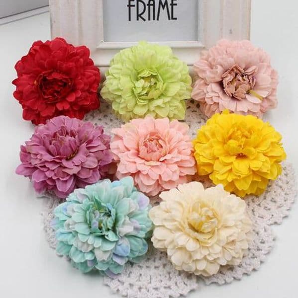 Silk 6cm Marigold Artificial Flower For Wedding Party Home Decoration Mariage Calendula Simulation Flowers GB746