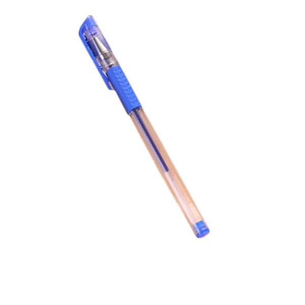 Writing Gel Pens Students Office School Work Plastic Supplies Pen Liquid Ink Workers Sign Finance Straight Black Blue Red Word Water Clear