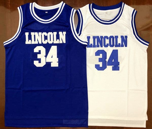 Jesus Shuttlesworth #34 Lincoln He Got Game Movie Men Basketball Jersey All Stitched S-3XL High Quality
