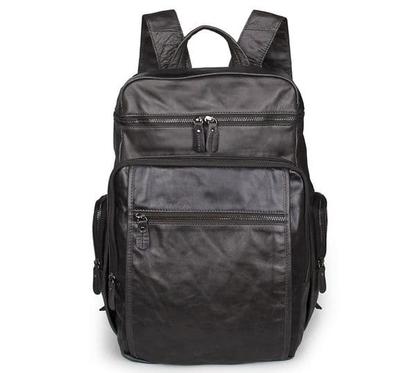 J.M.D leather men's luggage bag backpack leather men's 7202