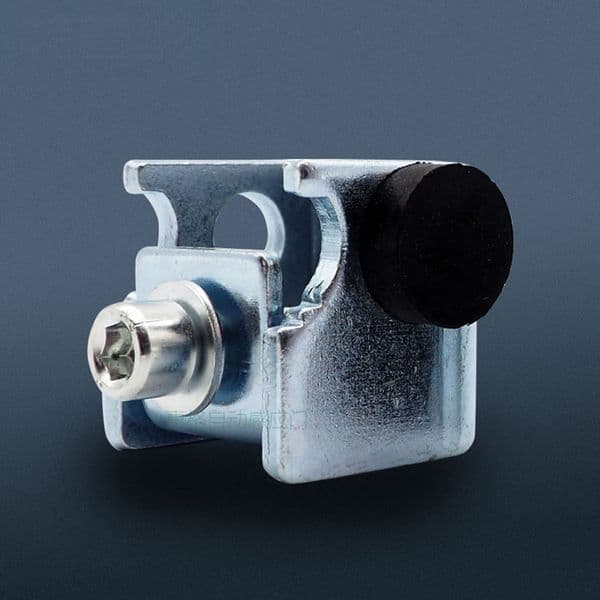 Automatic positioner sensor door stopper glass stops energy saving Electric door pulley part with Anti-collision rubber