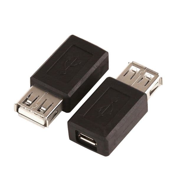 ZJT29 USB 2.0 A Female To USB Micro Female Adapter Converter