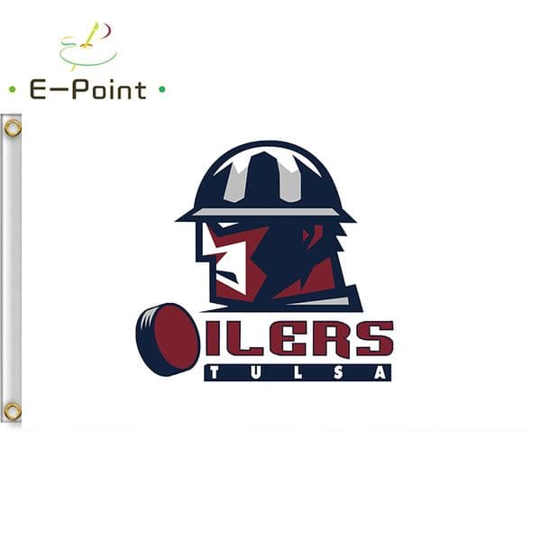 ECHL Tulsa Oilers Flag 35ft 90cm150cm Polyester Banner decoration flying home u0026 garden Festive gifts L2605247VG2
