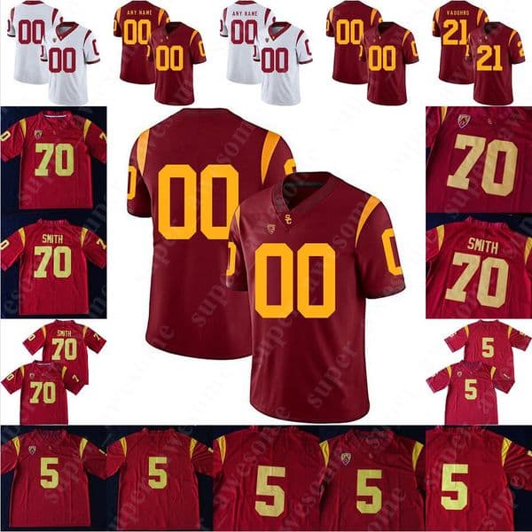 USC Trojans Football Jersey Iman Marshall Amon-Ra St. Brown Palaie Gaoteote IV JT Daniels Stephen Carr Olaijah Griffin Austin Jackson