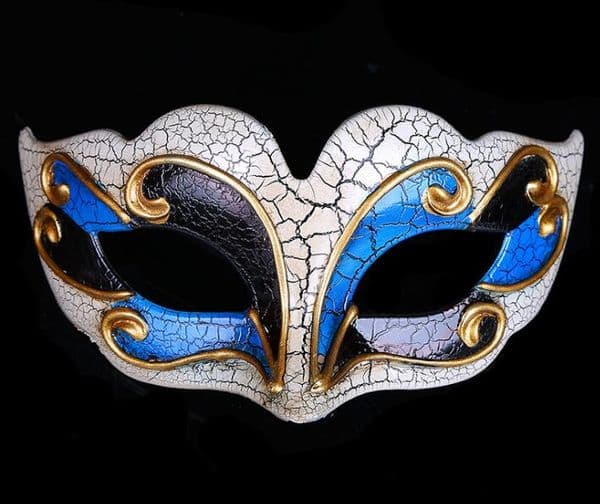 New Venetian Ball Masks Upper Crack Half Face Masquerade Mask Halloween Theme Party Cosplay Mask Dance Makeup Props GB1022