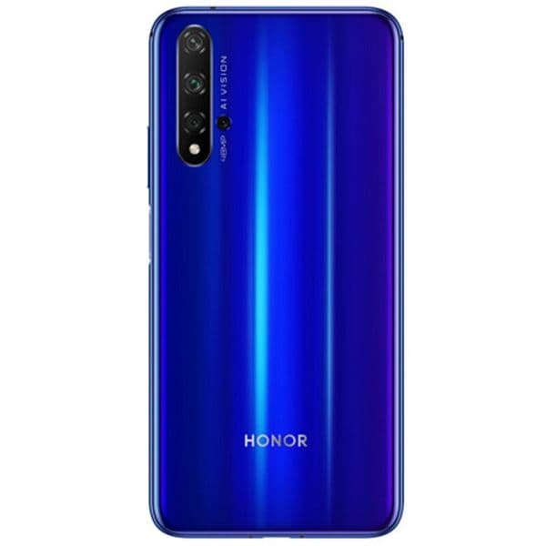 Original Huawei Honor 20 4G LTE Cell Phone 8GB RAM 128GB 256GB ROM Kirin 980 Octa Core Android 6.26" Full Screen 48.0MP AI NFC Face ID Fingerprint 3750mAh Smart Mobile Phone