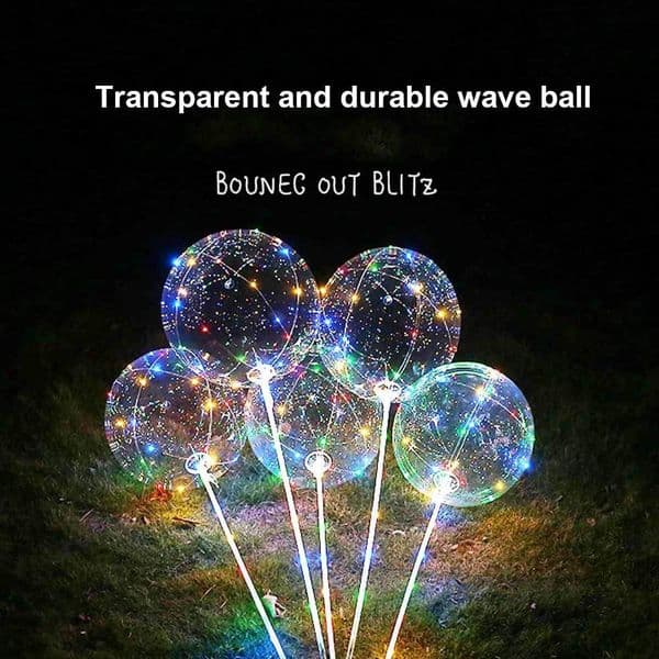 Reusable Luminous Led Balloon Transparent Round Bubble Decoration Party Wedding balloons birthday party decorations adult baloon
