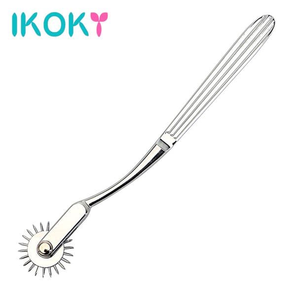 IKOKY Sex Toys for Couples Adult Games Sex Roller Wartenberg Pin Wheel Erotic Nipple/Breast Penis Tongue Body Stimulator C18112701