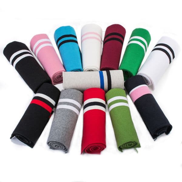 high quality 1*1 Stripe Cotton Stretch Knit Neckline Cuff Waistband Rib Trim Sweater Fabric For Sweater Mib Coat