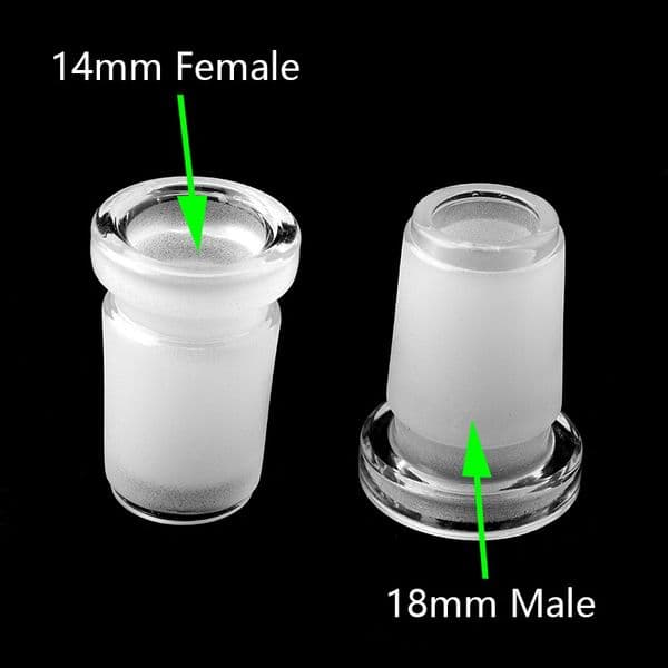 Mini Glass Converter Male Female 14mm 18mm