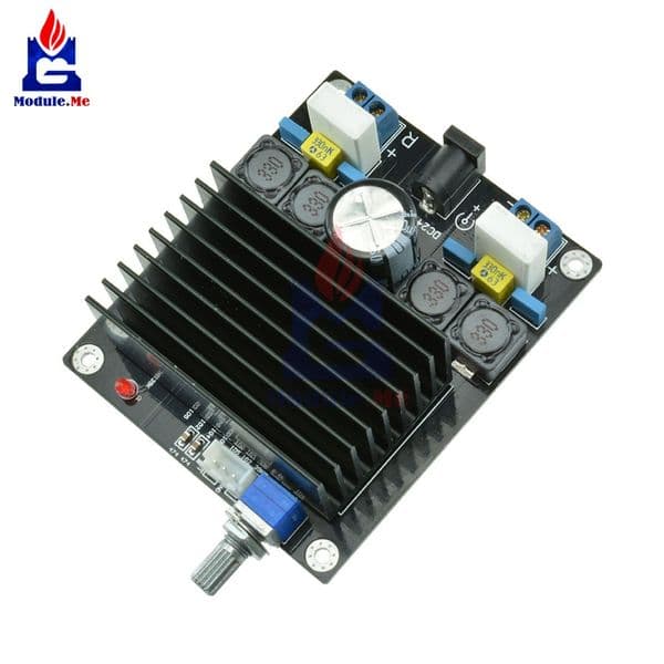 Freeshipping TDA7498 Class D High Power Amplifier Board 100W+100W Dual 100W Integrated Analog Logic High Pressure Module DC 20V to DC 36V