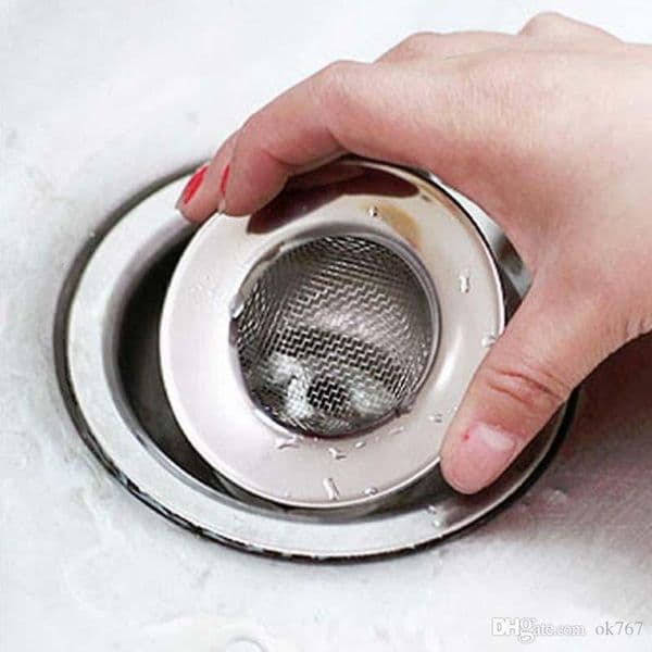 Stainless Steel Bathtub Hair Catcher Stopper Shower Drain Hole Filter Trap Metal Sink Strainer Kitchen Bathroom thumbnail 2