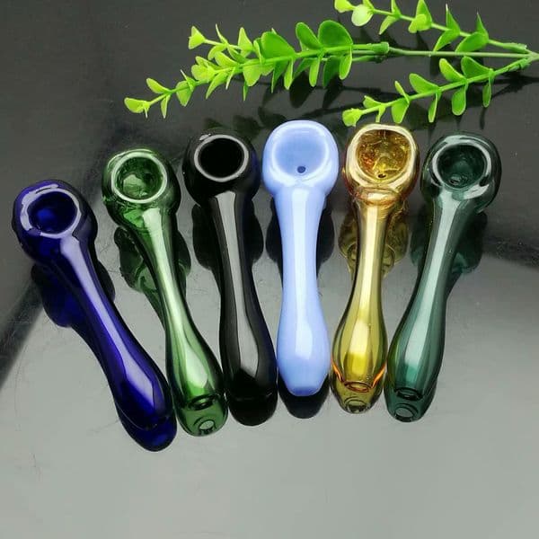 Europe and Americaglass pipe bubbler smoking pipe Colorful skull glass pipe