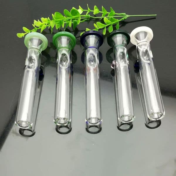 Smoking pipes Ball Glass Oil Burner Pipe Smoking Bowl Water Hookahs Bongs Classic colored circle pivot glass pipe
