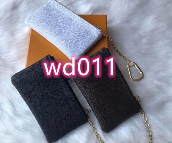 high quality with box 6 color KEY pu leather holds famous classical women key holder coin purse small leather goods bag