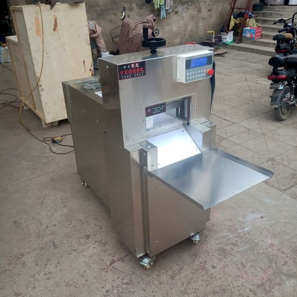 Sell Electric Lamb Roll Slicer Machine Freezing Beef Meat Cutting Machine Multifunctional Hot pot lamb roll cutting machine