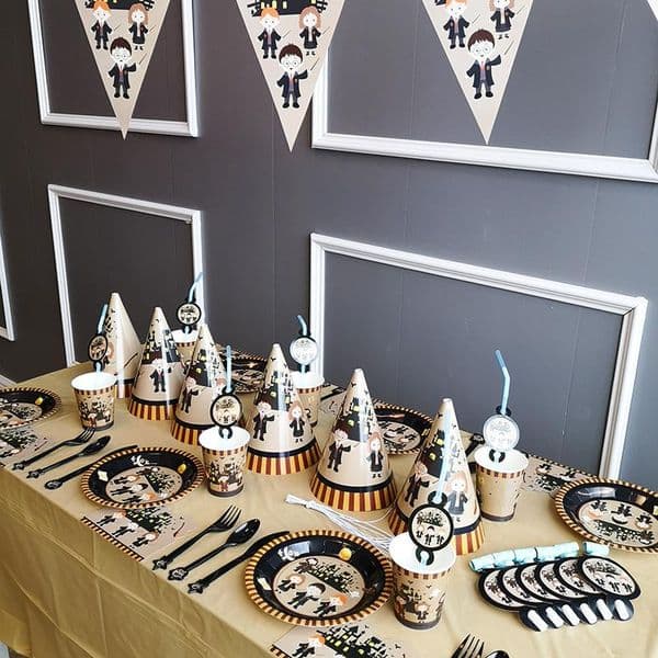 Theme Party Decoration Set Banner Table Cloth Straws Cup Plates Supplier Kids Birthday Party Decoration GGA2510