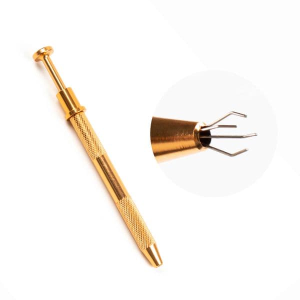 Terp pearl PRONG HOLDER 4 Pronged Gem Bead Clip Holding Tweezer for Smoking Accessories water bong tool