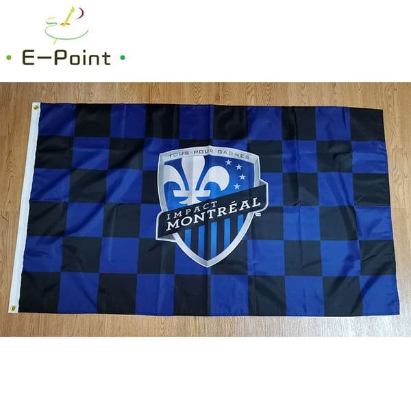 Montreal Impact Flag 3*5ft (90cm*150cm) Polyester flags Banner decoration flying home & garden Festive gifts