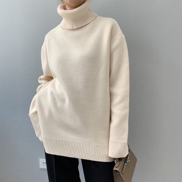Winter sweater 2019 Korean version of the solid color thick sweater female sweater alpaca long sleeve Y200819