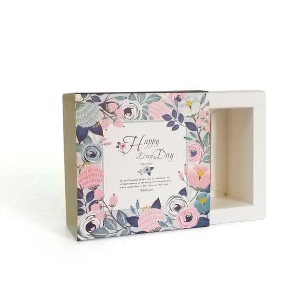 85*85*35mm Printed Colorful Drawer Paper Packing Boxes PaperBoard Cake Package Printing Gift Storage Boxes 50pcs Soap Box