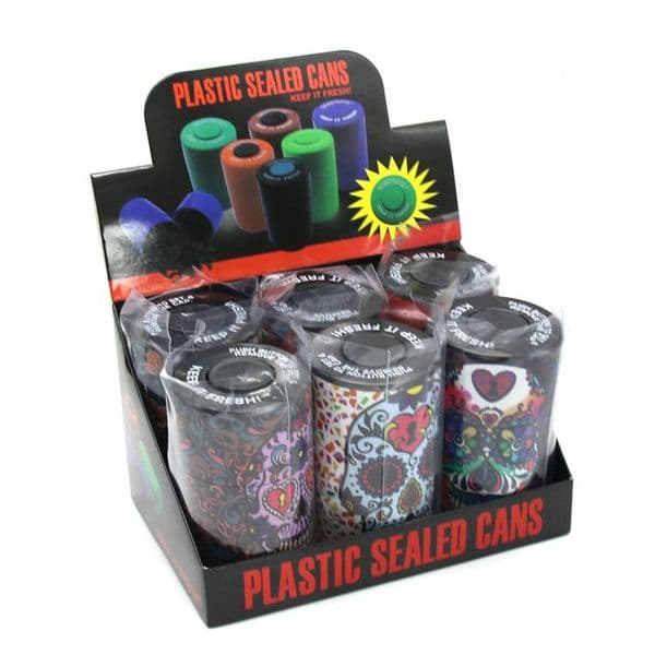 Herb grinder Plastic Pressed Two-layer Tobacco Cans Fashion Ghost Head Bag Flower Leaf Tobacco Box Tobacco Smoking Set Grinder free