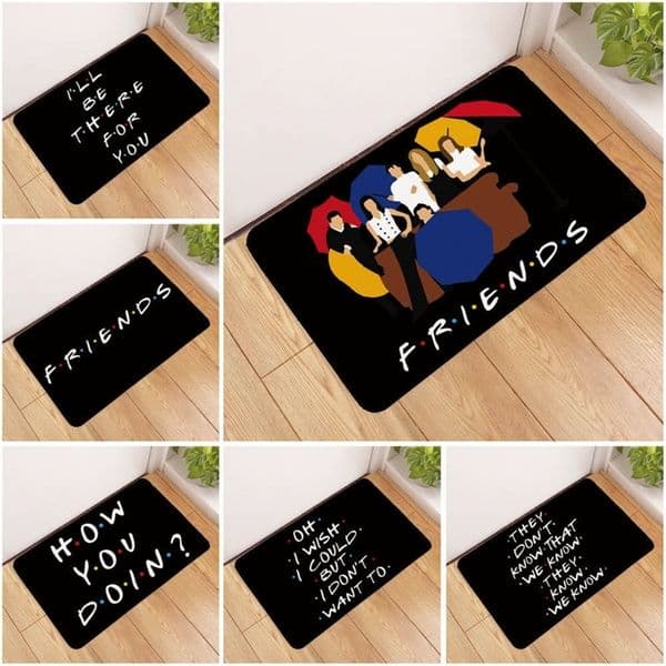 Friends I will be there for you Doormat Door Mat Entrance Rug Home Carpet Living Room Bathroom Kitchen Floor Mats Anti Slip Y200527