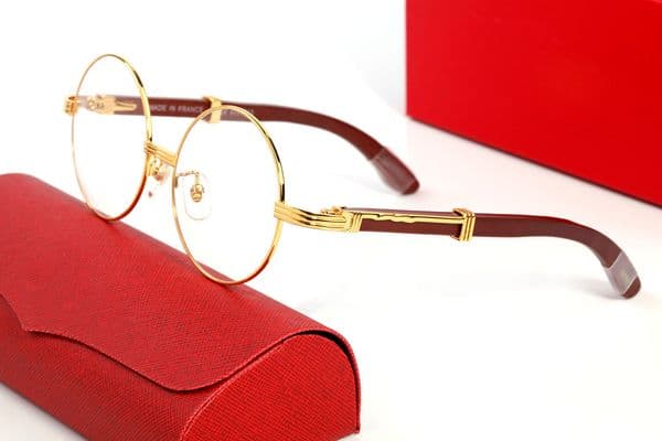 luxury brand sunglasses designer women glasses man buffalo horn sunglass woman mens full rim round wooden vintage polit glasses high quality new shades eyeglasses