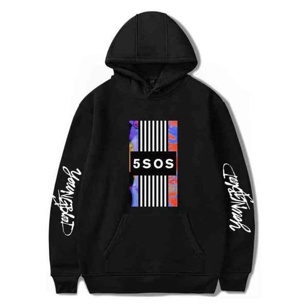 Fashion Men's Women's Clothing Youngblood Hoody Casual Pullovers Street Hip Hop Sudadera Hombre Female Youngblood 5sos Hoodies G1229