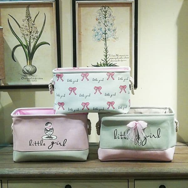 35*40CM Ballet girl Folding Laundry Toys Basket Storage Barrel laundry bas ket Bucket Laundry Organizer Desktop Organization LJ201204