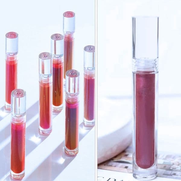 Lip Gloss Tubes Empty 5ML Lipgloss Tubes Round Transparent Lip Gloss Tubes With Wand Empty Clear Lipstick Lip Glaze Tube