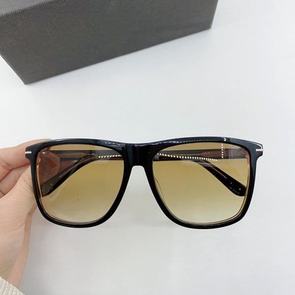Newarrival Unisex lightweight Big Square Sunglasses 60-15-145 Polarizing Goggles Nightvision Yellow Occhiali da sole Imported Plank Ft0832