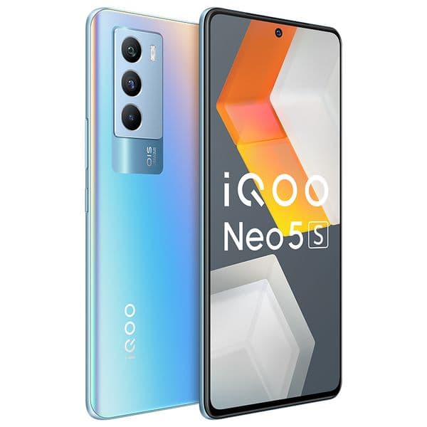 Original Vivo IQOO Neo 5S 5G Mobile Phone 12GB RAM 256GB ROM Octa Core Snapdragon 888 48.0MP OTA Android 6.62" AMOLED Full Screen Fingerprint ID Face Wake Smart Cell Phone