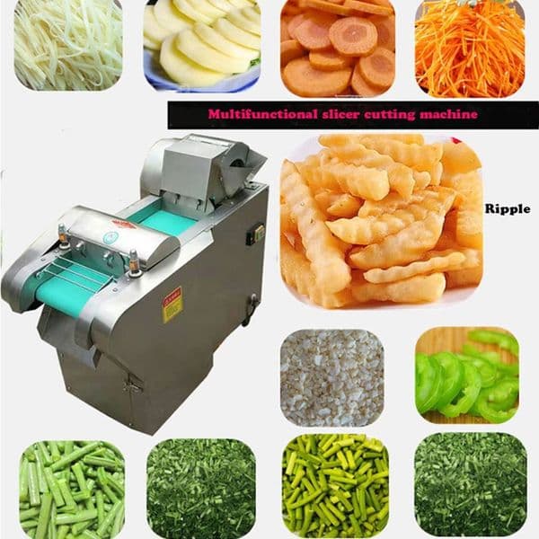 2021 latest hot sale high performance industrial electric vegetable cutter household / vegetable and fruit cutter potato carrot ginger slice