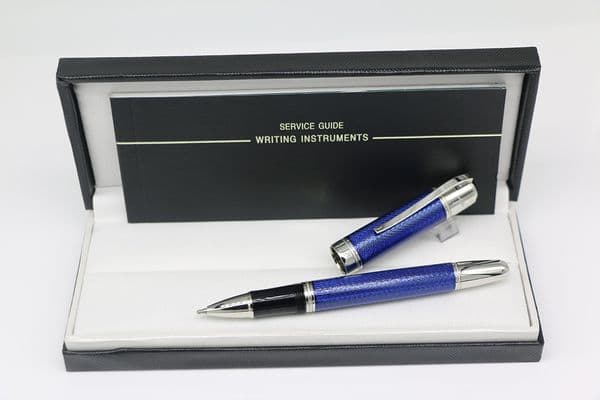 wholesale Great writer Jules Verne limited edition Blue/Black/Red ocean Roller/Fountain pen writing stationery with On Number 14873/18500