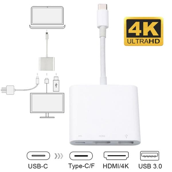 2026 New New Computer Adapters Type-C USB 3.1 Hub Usb-C To Usb3.0 Type outdoor C Female Charger Adapter For Book Dell Outdoor XPS 13 Accessories Free Shipping S