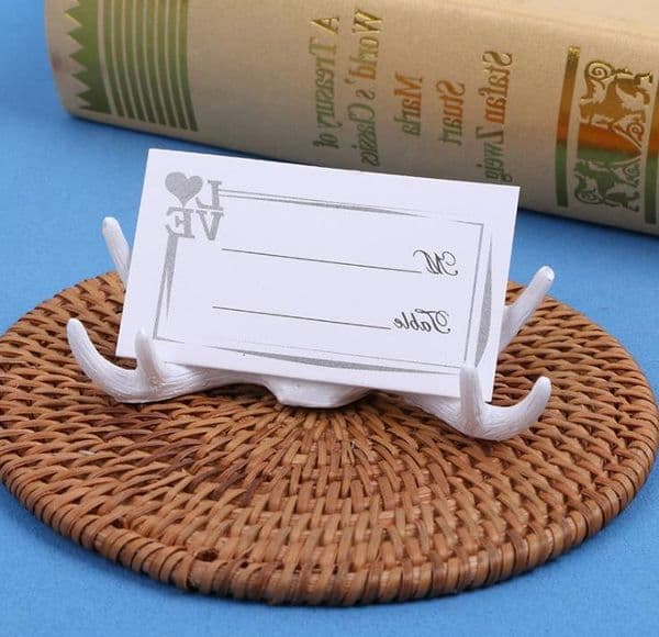 Decoration Resin Antler Place Card Holder for Wedding Favors Supplies Wholesale