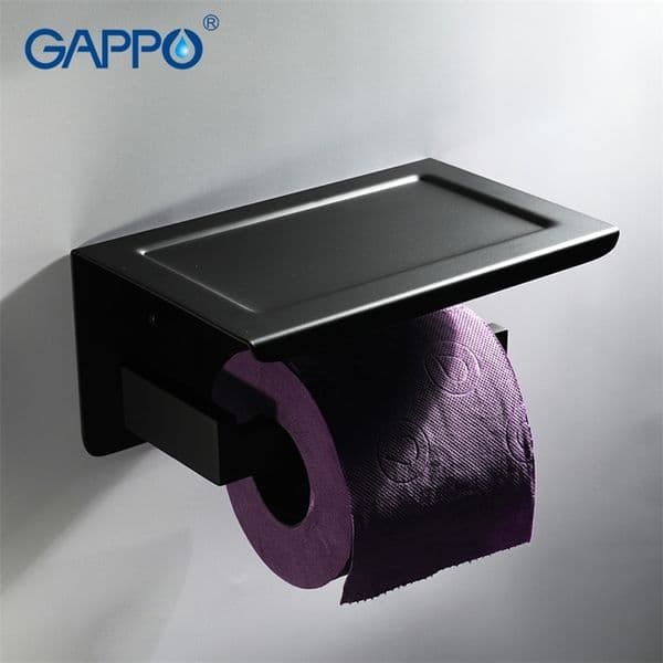 GAPPO Paper Holders bathroom tissue paper Holders hanging storage holder wall mounted bathroom hardware accessories LJ201209