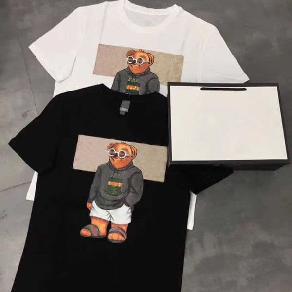 NEW Pringting Tee Cotton Summer Street Skateboard Mens T-shirt Men Women Short Sleeves Casual Tee Size S-4XL