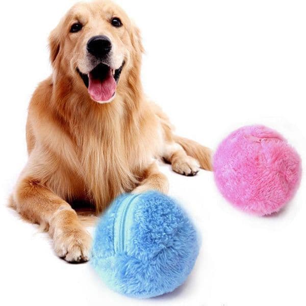 /Set Electric Automatic Roller Magic Ball Dog Cat Pet Toy Battery Needed LJ201028