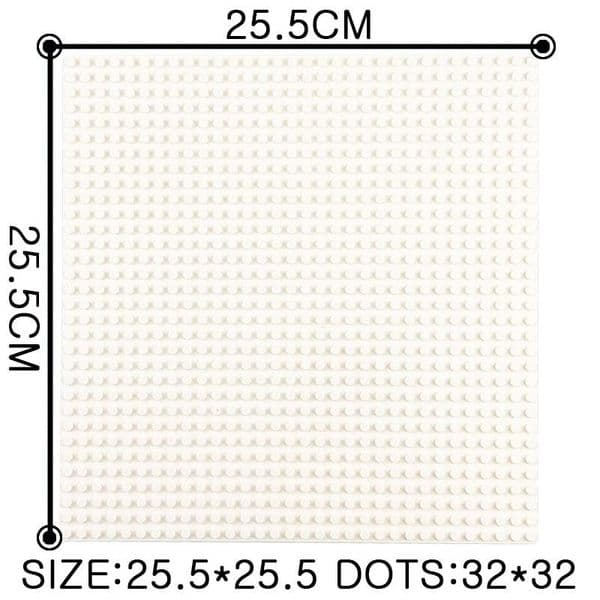 City Set Moc Blocks Single Sales 3232 Small Base Plate For Small Bricks Floors Gift For Children White Bottom Plate Kids Toys yxlggT