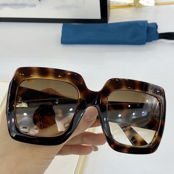 2121 New Fashion Luxury men and woman Brand Designer Sunglasses Oversized Square Luxury Sunglasses Gradient Lens Vintage 100%UV with box