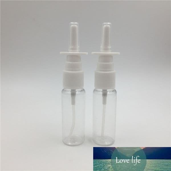 10pcs 20ml PET Clear Fine Nasal Mist Spray Bottle with Fine Nasal Sprayer Pump 18/410