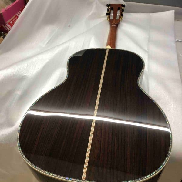 Custom Grand OOO Body Solid Spruce Top Acoustic Electric Guitar in Sunburst Accept Customized Logo
