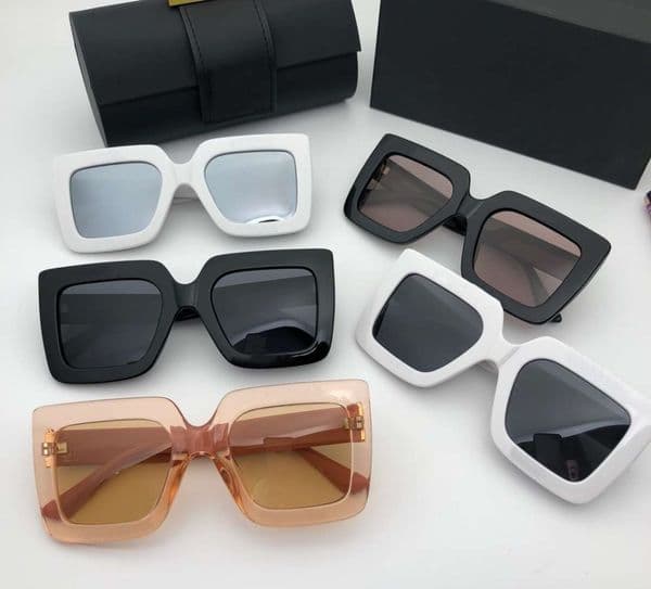 Summer Sunglasses Fashion Goggle Man Woman Sunglasses UV400 Hot Sale Sunglasses 5 Color High Quality with Box