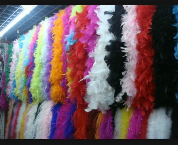 2M 40G Glam Flapper Dance Fancy Dress Costume Accessory Feather Boa Scarf Wrap Free Shipping B2