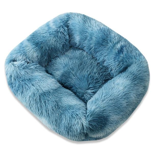 Square Dog Long Plush Cushion Soft Cat Round Pet Dogs For Small Cats Nest Winter Warm Sleeping Bed Puppy Mat 201127